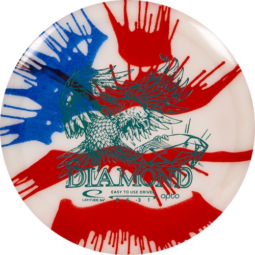 Latitude 64 Opto Diamond MyDye American Flag Disc - Latitude 64