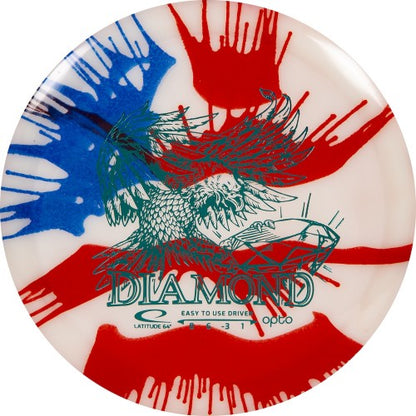 Latitude 64 Opto Diamond MyDye American Flag Disc - Latitude 64
