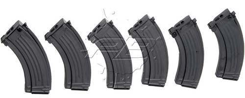 Classic Army CA Airsoft Magazine Metal Mid Capacity 150 Round for AK AEG SIX PACK - Classic Army