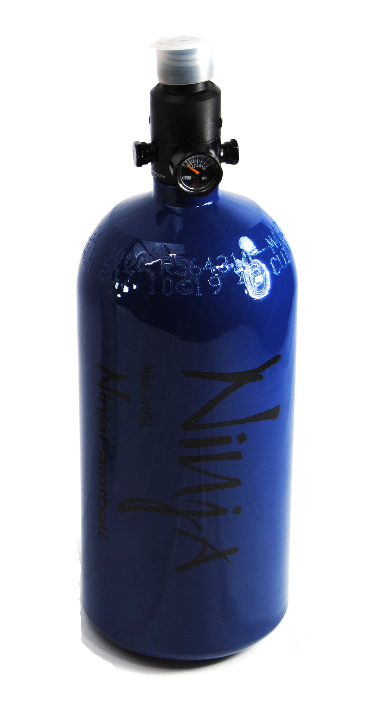 Ninja 48 ci 3000 psi HPA Tank - Blue - Ninja Paintball