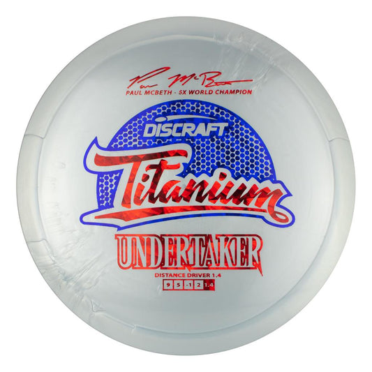 Discraft Titanium Undertaker Paul McBeth Signature Series Golf Disc - Discraft
