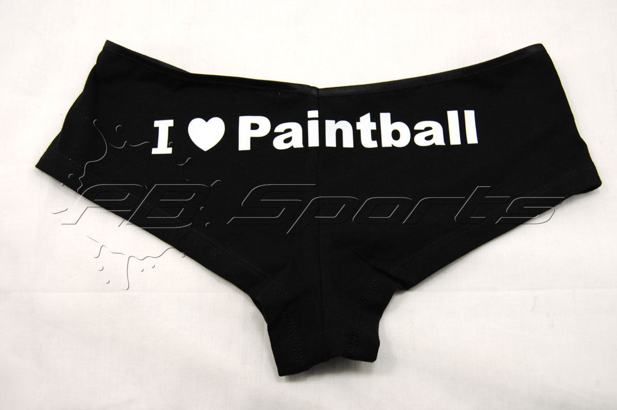 Ladies Cotton Spandex Shortie Boy Shorts - Black - Cutlass