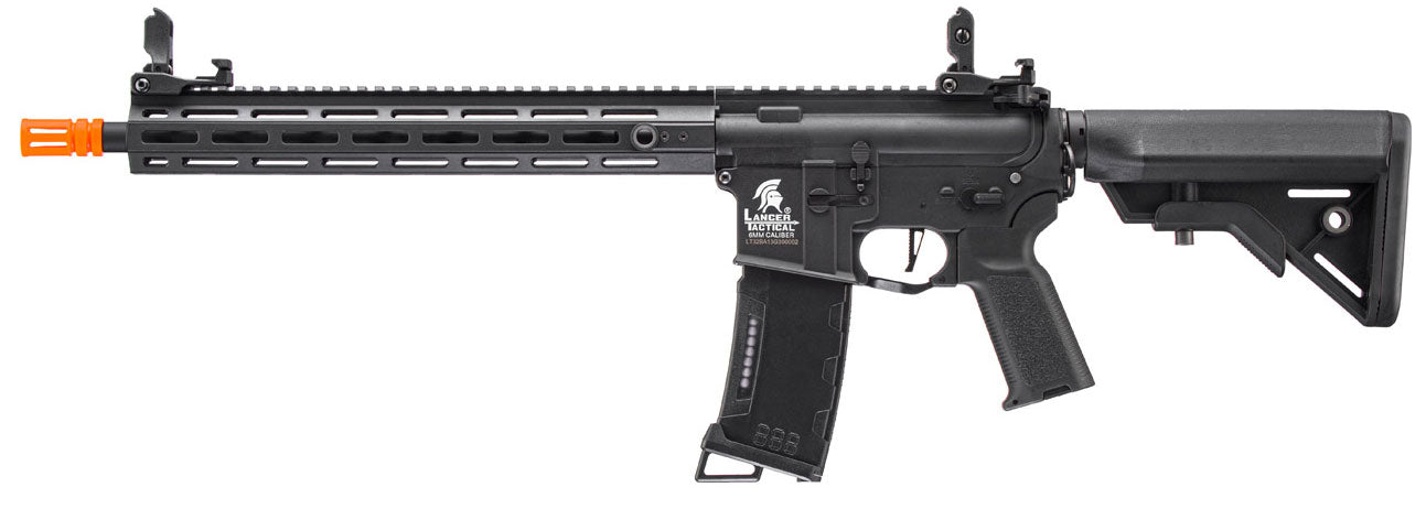 Lancer Tactical Gen 3 Hellion M-LOK 13" Airsoft M4 AEG Rifle - Black