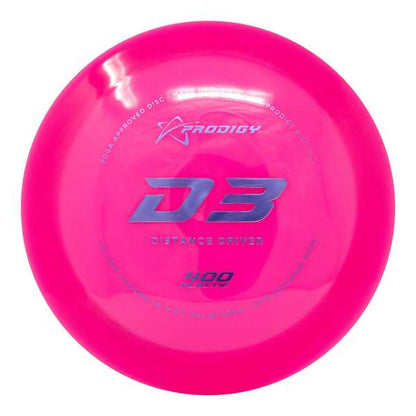 Prodigy D3 Distance Driver Disc - 400 Plastic