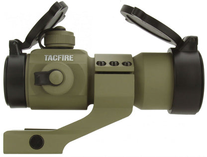 TACFIRE 1x30 Tri Illuminated RGB Dot Sight With Cantilever Mount - Tan - TACFIRE