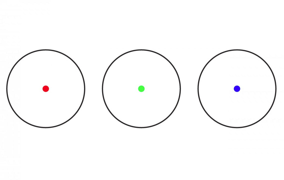 TACFIRE 1x30 Tri Illuminated RGB Dot Sight With Cantilever Mount - Tan - TACFIRE
