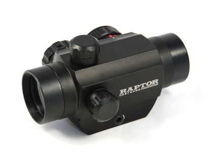 Raptor Defense 1x25 Compact Dot Sight - 4 Reticle - Dual Illumination (Red/Green) - Raptor Defense