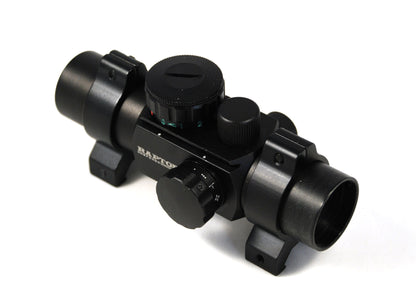 Raptor Defense 1x25 Dot Sight - 4 Reticle - Dual Illumination (Red/Green) - Raptor Defense