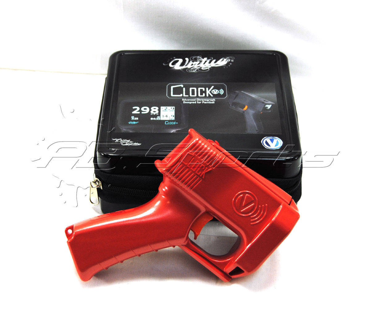 Virtue Clock Paintball Chronograph - RED - Virtue