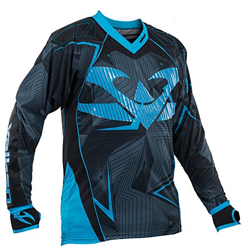 Valken Redemption Jersey - Navy/Light Blue - Medium - Valken Paintball