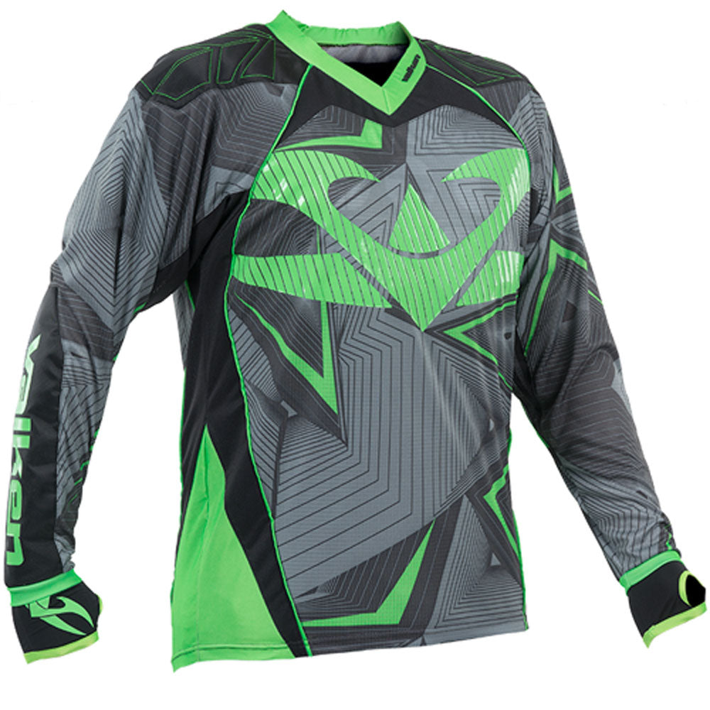 Valken Redemption Jersey - Neon Green/Grey - Large - Valken Paintball