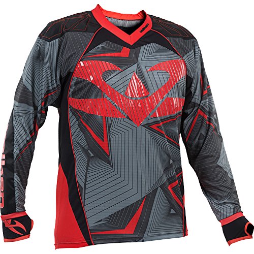 Valken Redemption Jersey - Red/Grey - Medium - Valken Paintball