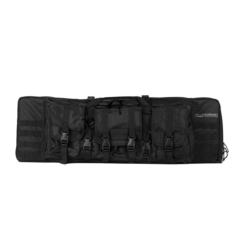 Valken Tactical 46" Double Rifle Case - Black - Valken Paintball