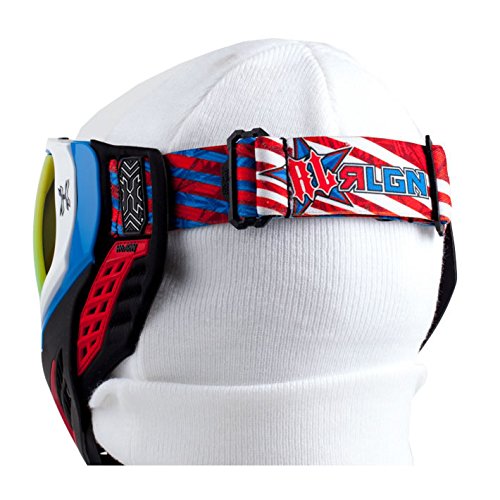 HK Army KLR Goggle - RLGN (Blue Red White) - Fusion Lens - HK Army
