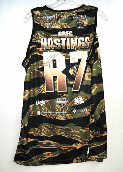 Used CCM SSR Bolt Action Sniper - GREG HASTINGS + Hitmen Jersey - Inception Designs