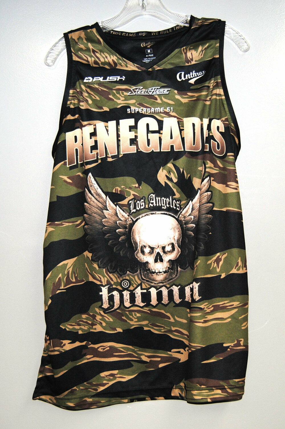 Used CCM SSR Bolt Action Sniper - GREG HASTINGS + Hitmen Jersey - Inception Designs