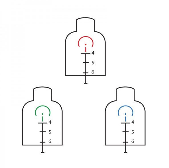 TacFire 4x32 Prismatic Tri Illuminated Scope - Horseshoe Reticle - FDE - TACFIRE