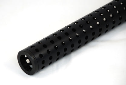 Universal Aluminum Ported Shroud - fits 1" OD barrel - 12.5" - 3Skull