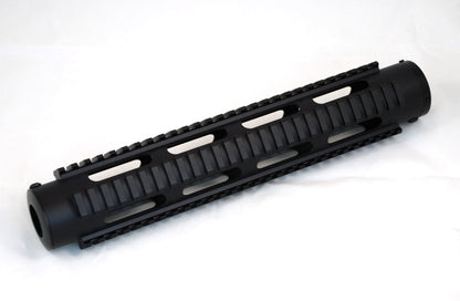 Universal Aluminum Shroud with Weaver Rails - fits 1" OD barrel - 13" - 3Skull