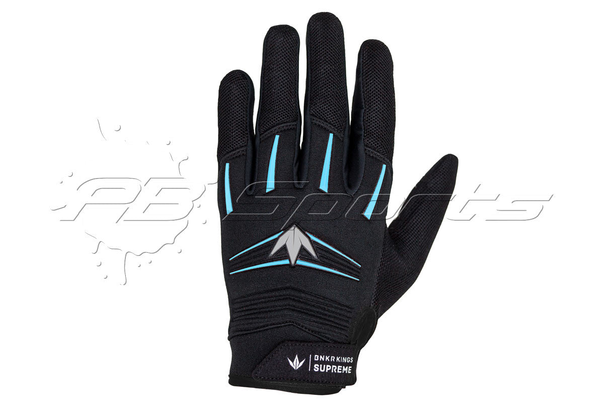 Bunker Kings Supreme Gloves Cyan Small/Medium - Bunker Kings