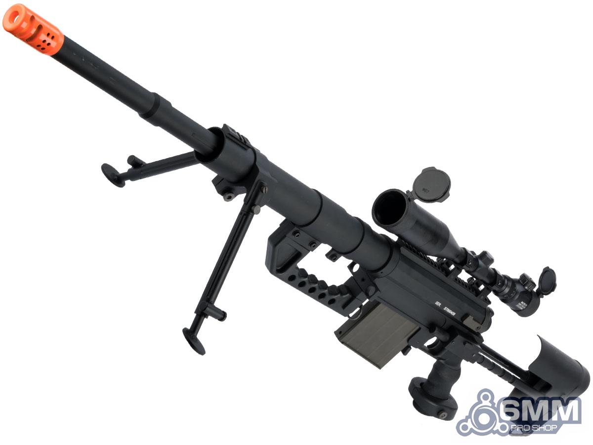 CheyTac Licensed M200 Intervention Bolt Action Custom Sniper Rifle w/ 3-12x50 Scope - Black - Evike