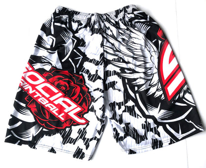 Social Paintball Grit Shorts - Wings - L/XL - Social Paintball