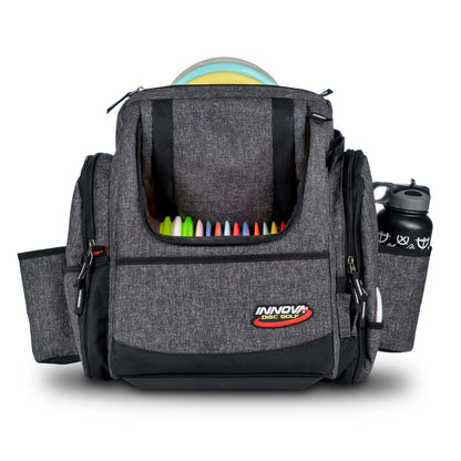 Innova Super HeroPack II Backpack Disc Golf Bag - Black Heather - Innova