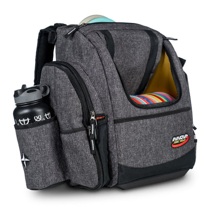 Innova Super HeroPack II Backpack Disc Golf Bag - Black Heather - Innova