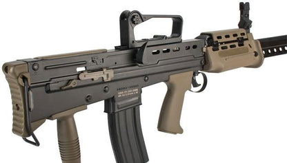 ICS Full Metal L86A2 British Military Full Size Airsoft AEG Rifle