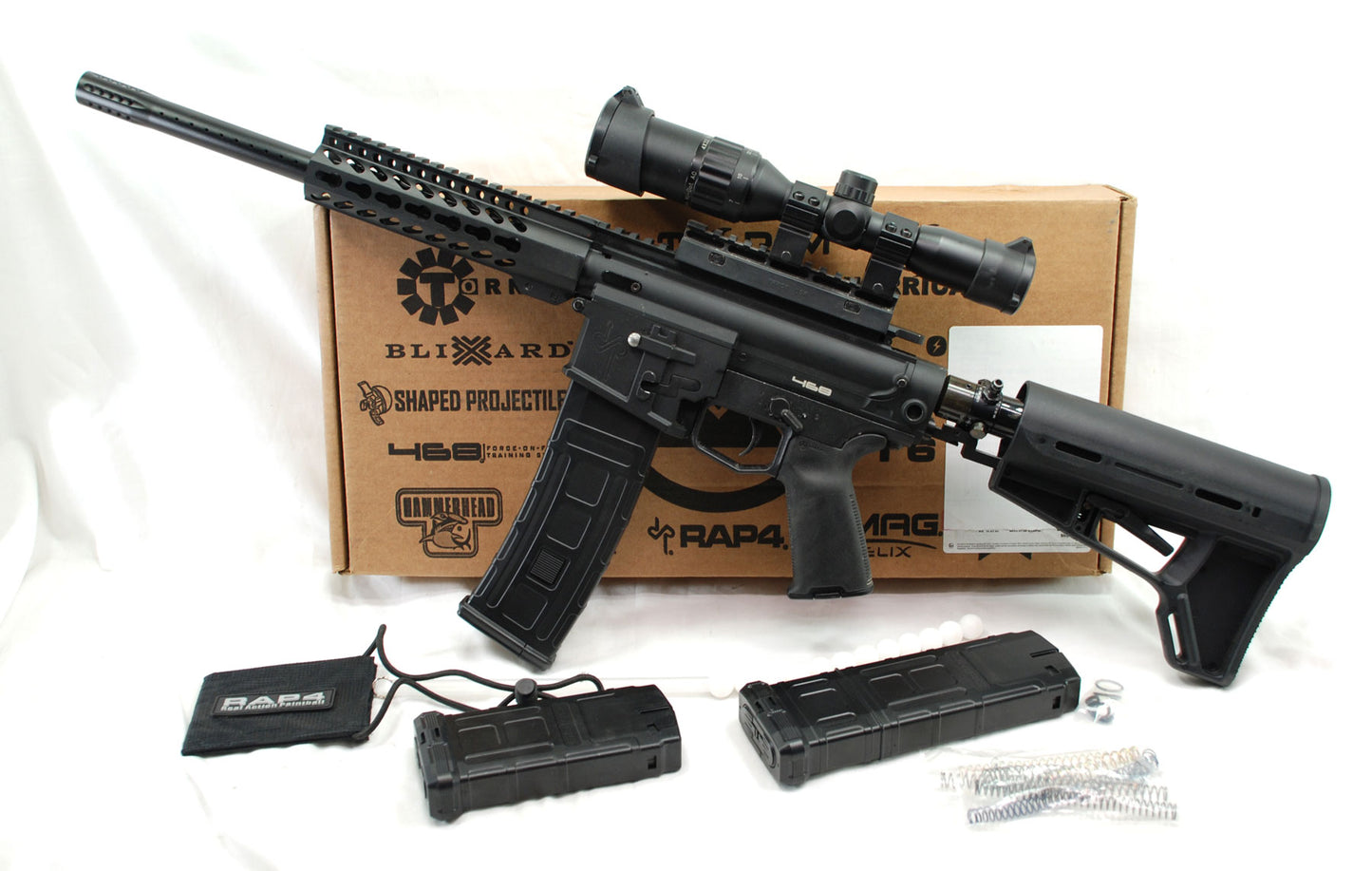 Used RAP4 468 Bolt Action Sniper paintball gun - RAP4