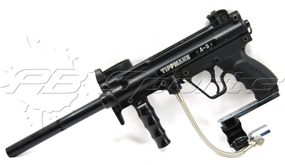 Used Tippmann Sports A-5 w/ Double Trigger, Drop Forward, &amp; E-Grip - Tippmann Sports
