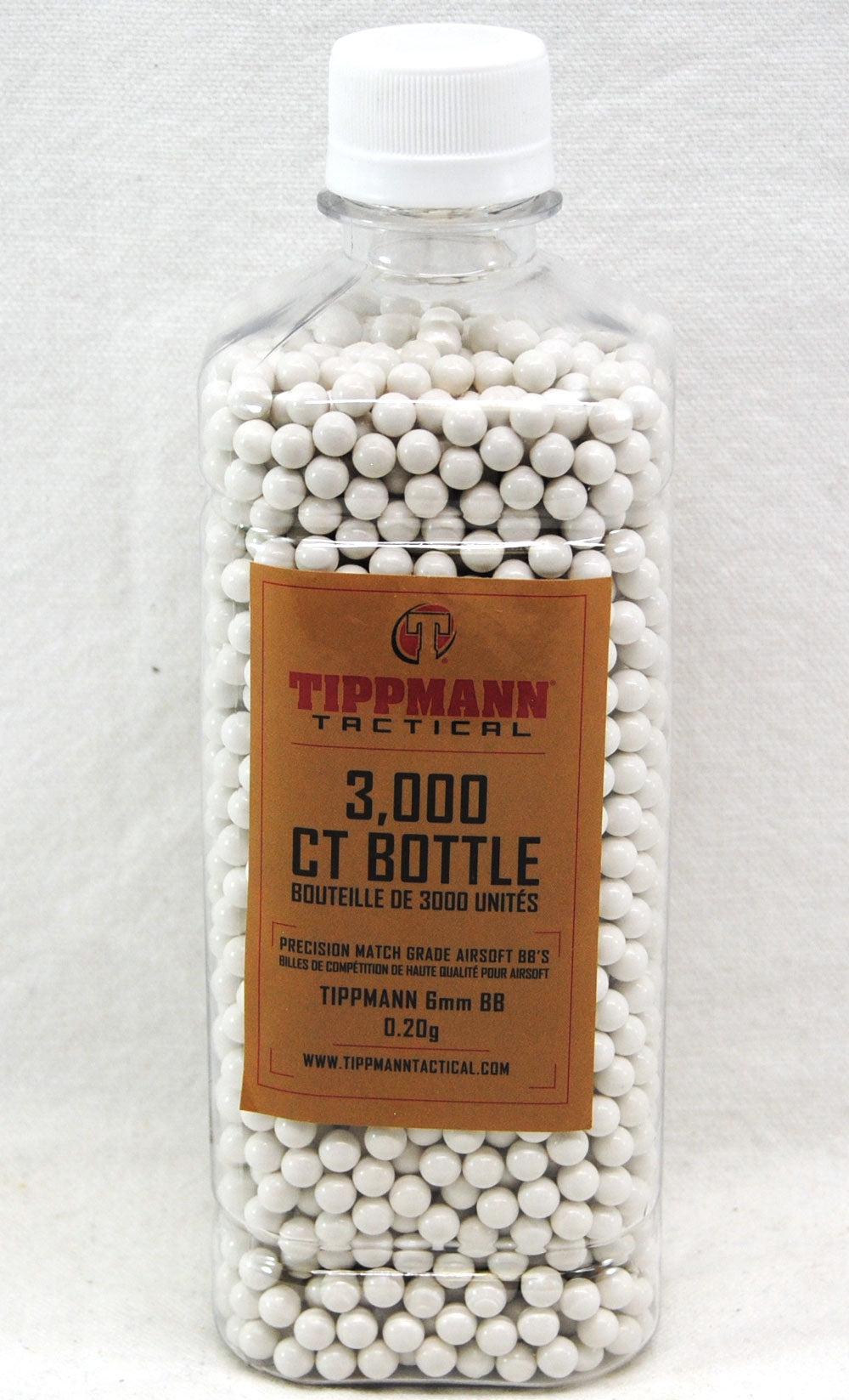 Tippmann 6mm BB .20g 3000ct Bottle - White - Tippmann Sports
