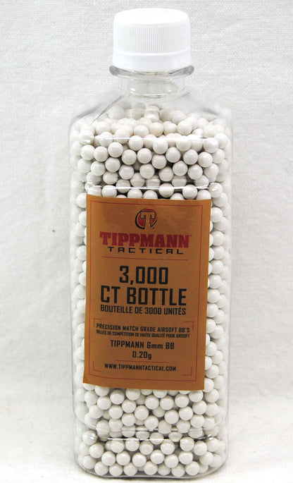 Tippmann 6mm BB .20g 3000ct Bottle - White - Tippmann Sports