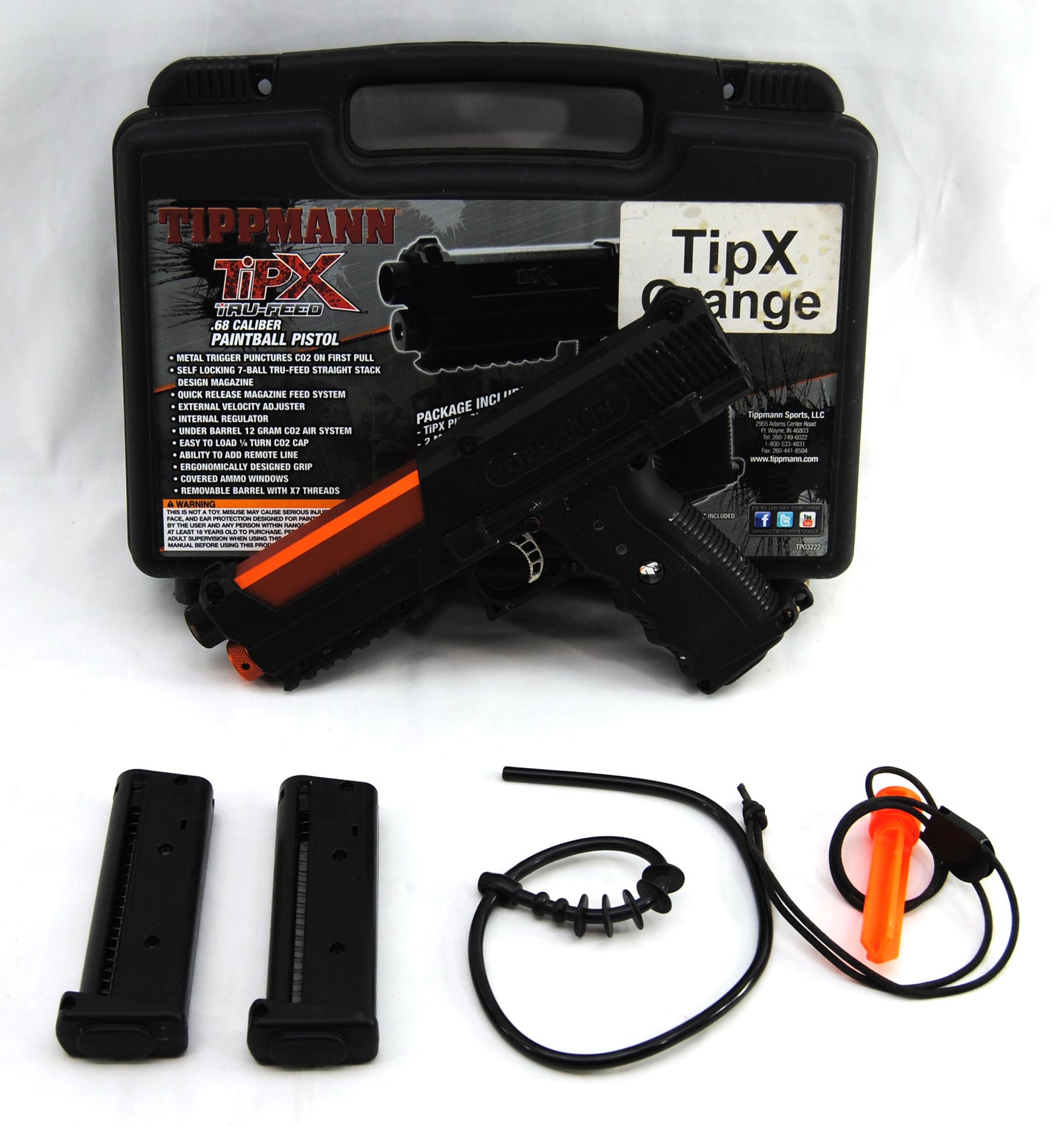 Used Tippmann TiPX Paintball Marker - Black