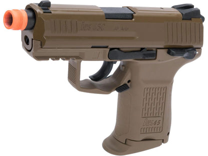 Elite Force HK 45C Compact Airsoft Pistol Gas Blowback GBB - FDE - KWA
