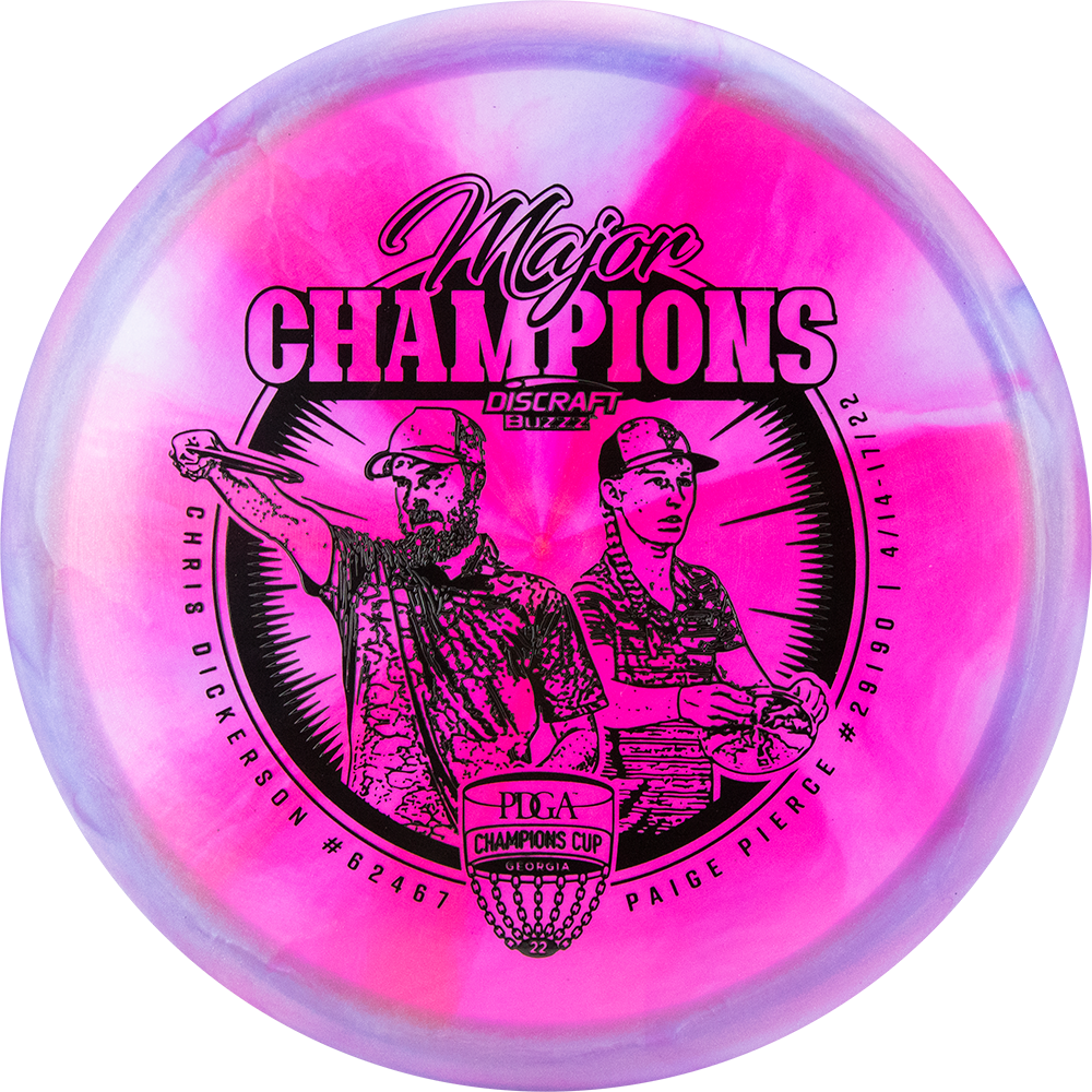 Discraft Limited Edition Special Blend Z Swirl Buzzz Golf Disc - 2022 Champions Cup