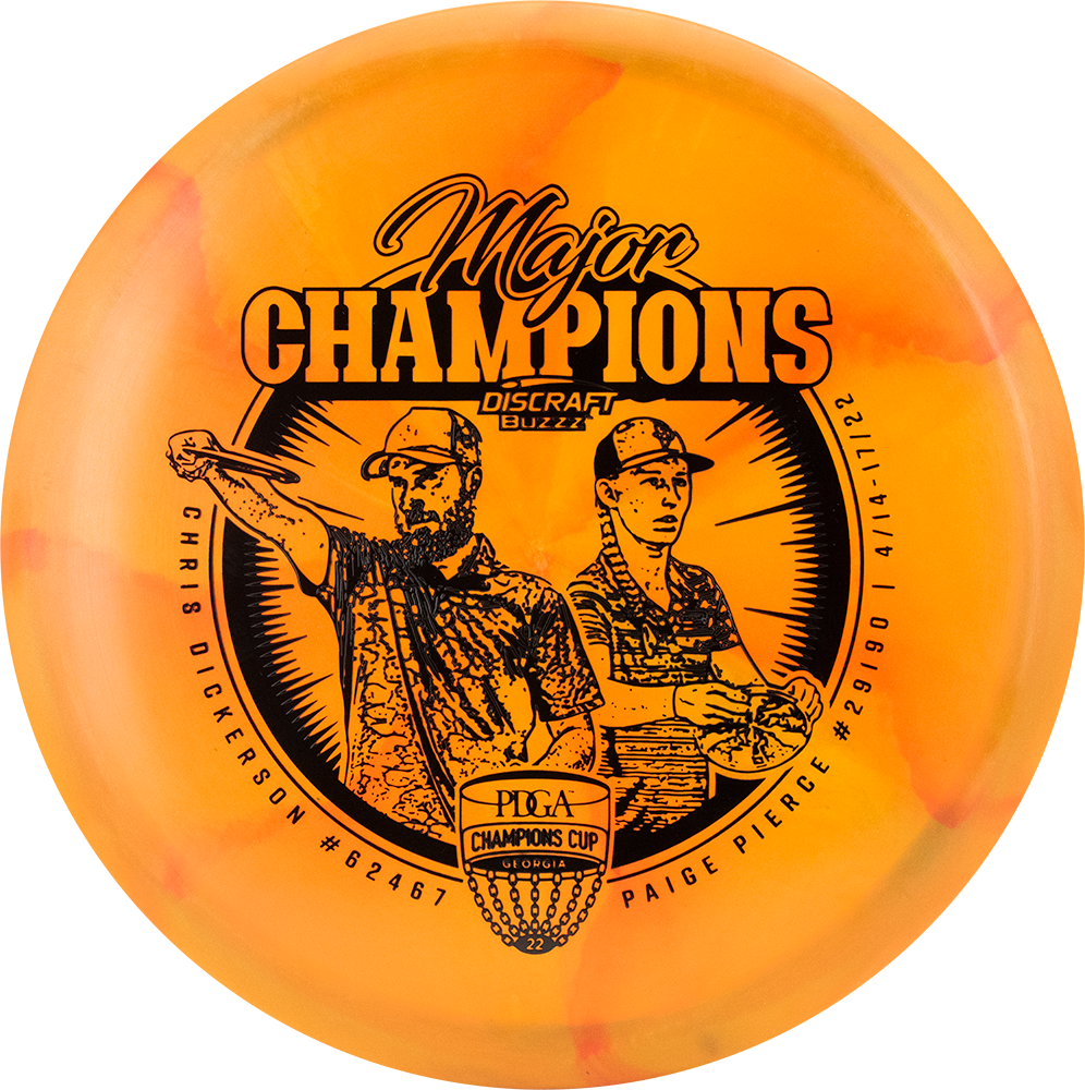 Discraft Limited Edition Special Blend Z Swirl Buzzz Golf Disc - 2022 Champions Cup