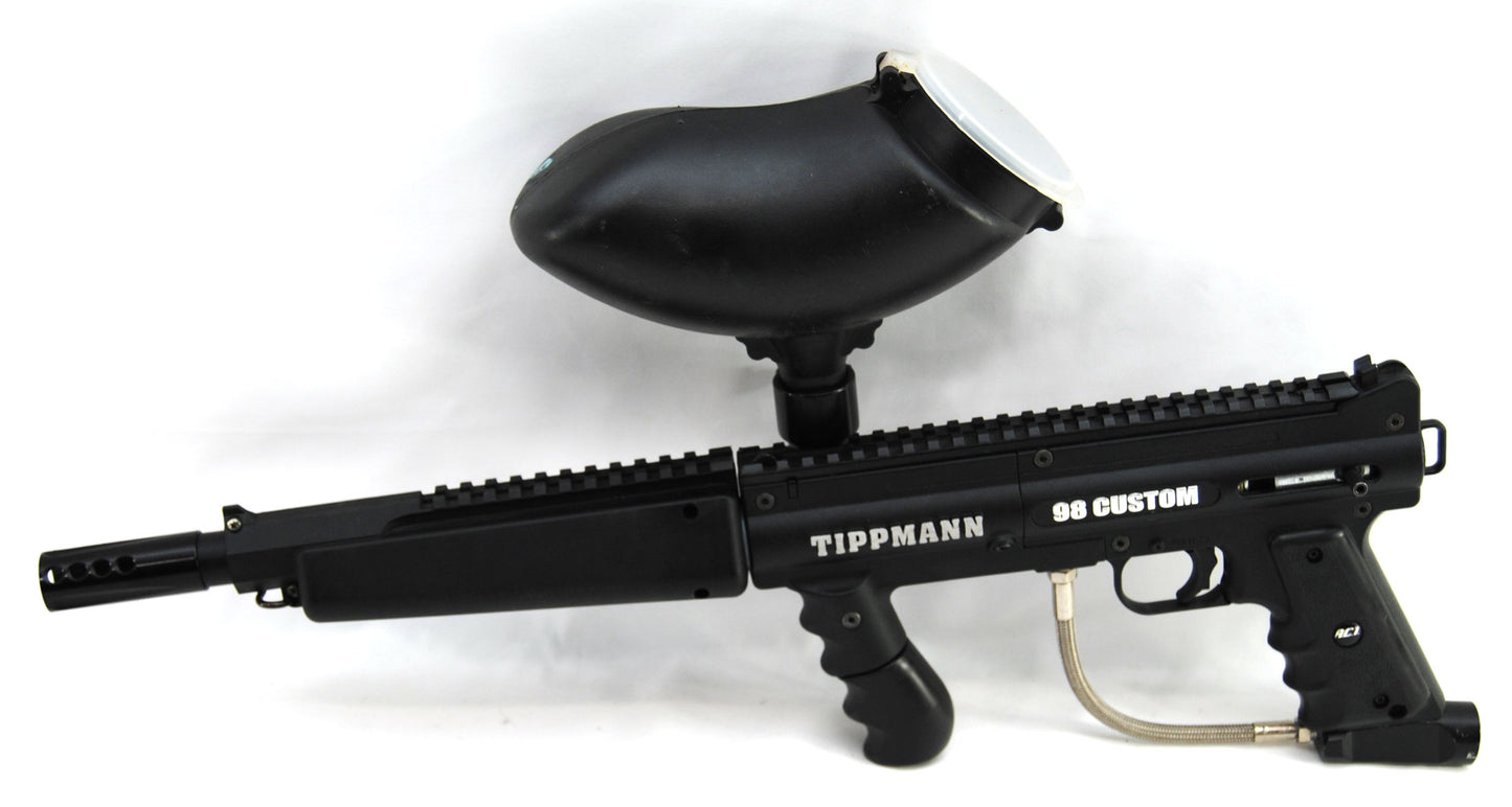 Used Tippmann 98 Custom ACT w/ Flatline Barrel - Black