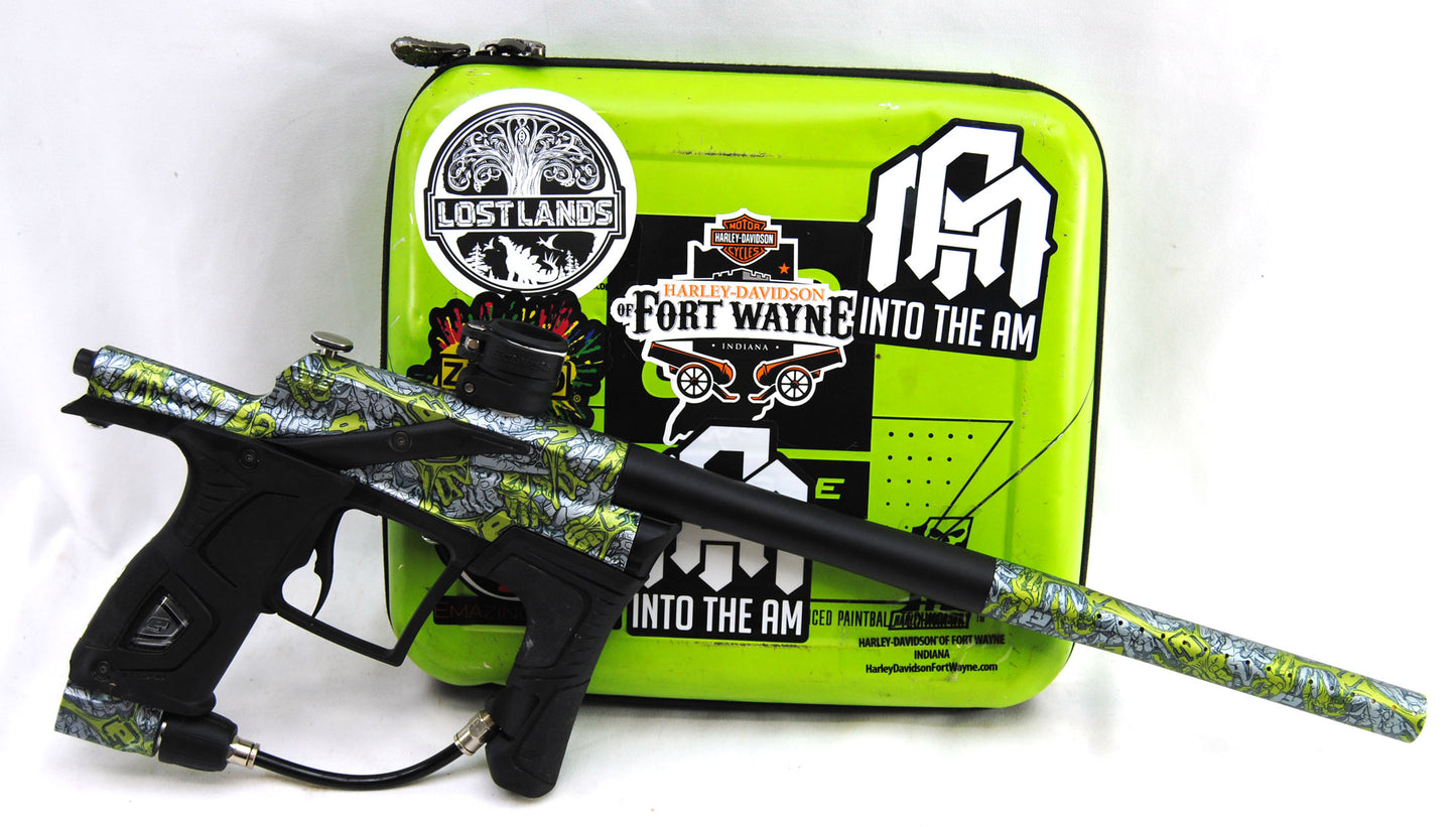 Used Planet Eclipse ETEK 5 Paintball Marker - Stretch Poison