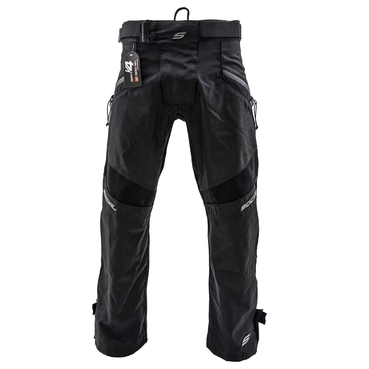 Social Paintball Grit V4 Pants - Stealth Black - XS/S - Social Paintball