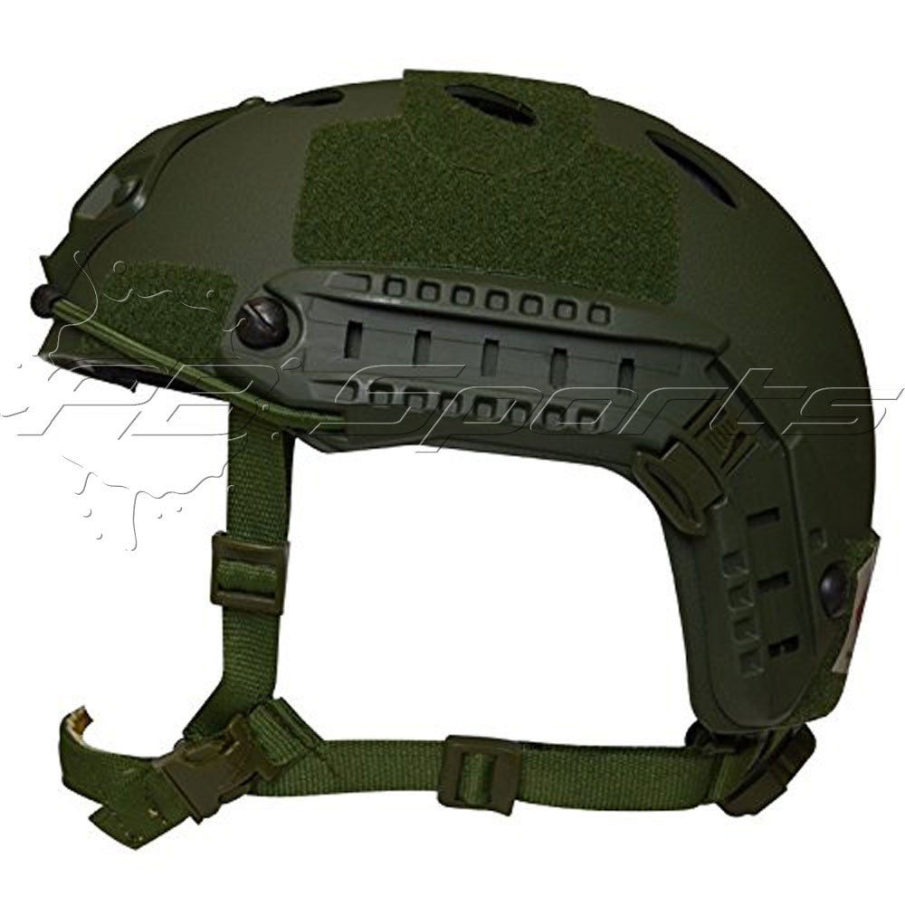 Valken Helmet V Tactical Airsoft/Paintball CQB ATH NVG Shroud Enhanced P-Green - Valken Paintball