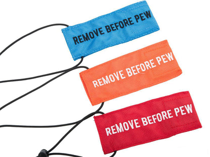 Evike Barrel Cover - Remove Before Pew - Blue - Valken Paintball