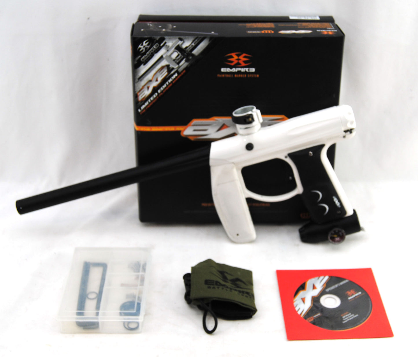 Used Empire Axe Paintball Marker - LE White