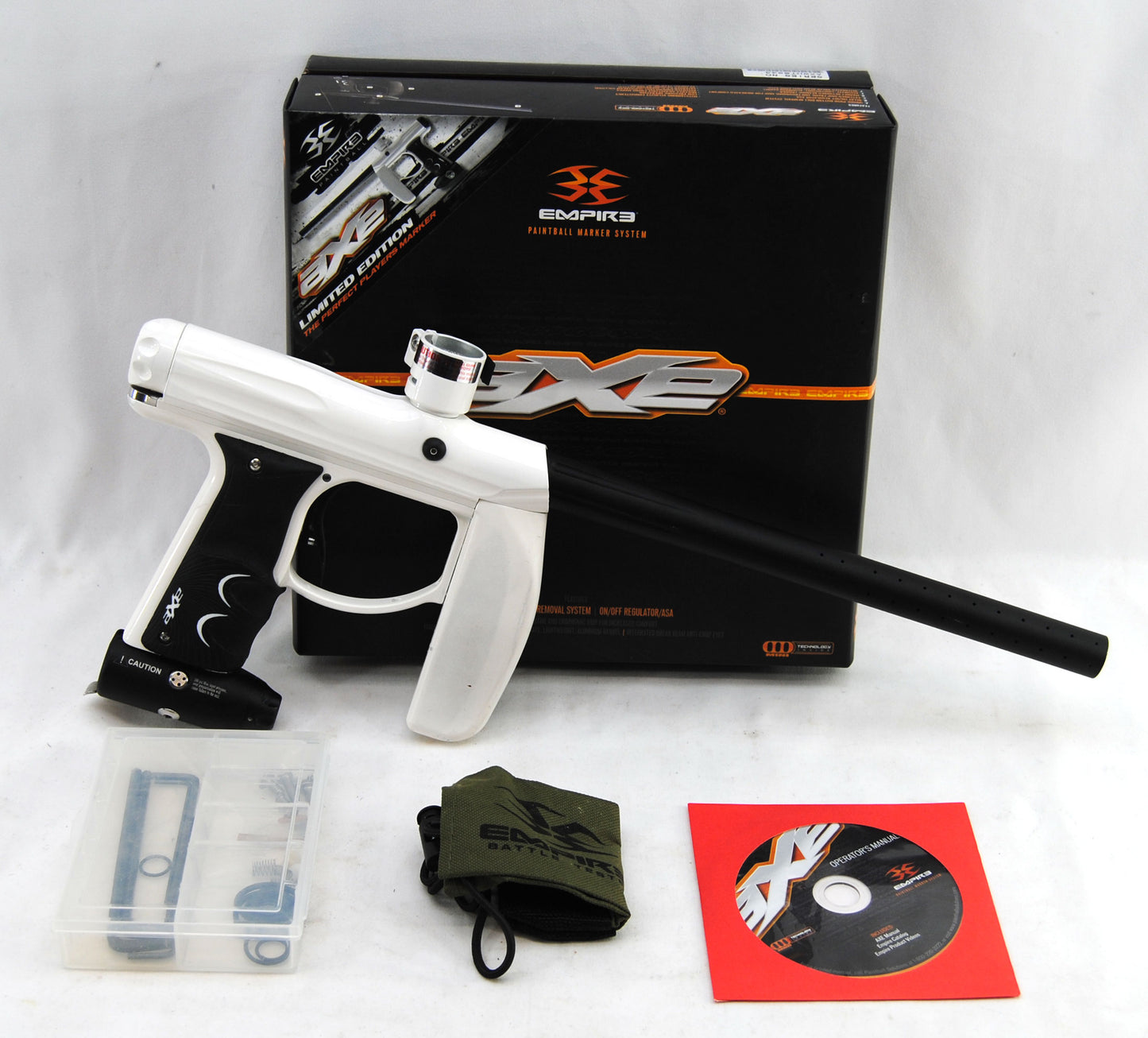 Used Empire Axe Paintball Marker - LE White