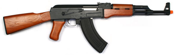 Cybergun Licensed Kalashnikov AK-47 Airsoft AEG Rifle w/ Electric Blowback and Real Wood - Classic Army